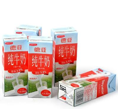 【德國(guó)進(jìn)口 德亞 全脂純牛奶 進(jìn)口牛奶 飲料乳制品 200ml】?jī)r(jià)格_廠家_圖片 -